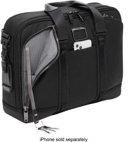 TUMI Alpha Bravo Advanced Brief - Black WORLDWIDE DELIVERY