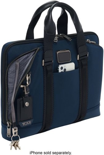 TUMI Alpha Bravo Academy Brief - Navy WORLDWIDE DELIVERY