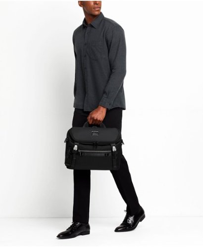 TUMI Alpha Bravo Trench Brief - Black SHOP ONLINE