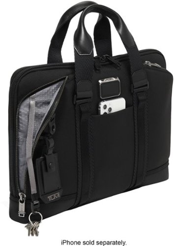 TUMI Alpha Bravo Academy Brief - Black WORLDWIDE DELIVERY