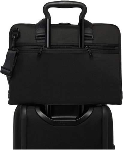 TUMI Alpha Bravo Academy Brief - Black GLOBAL SHIPPING