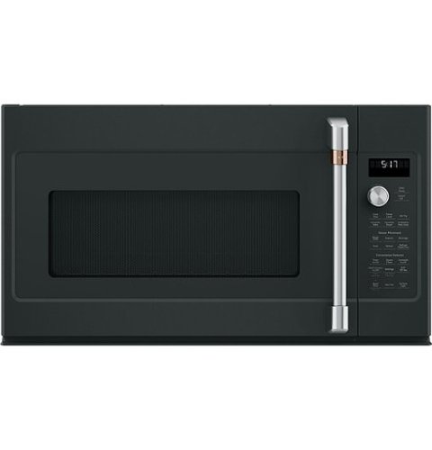 CafÃ© - 1.7 Cu. Ft. Convection Over-the-Range Microwave with Air Fry - Matte Black