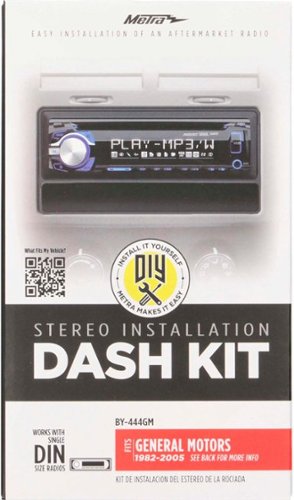 Metra Dash Kit for Select 1982-2005 GM Vehicles - Black HOW TO BUY