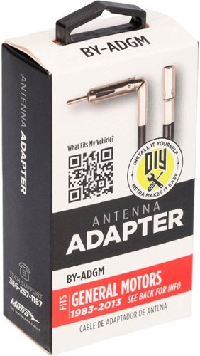 Metra Antenna Adapter - Black SHOP ONLINE