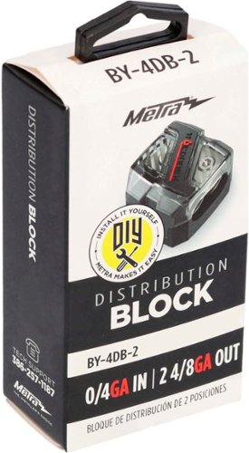 Metra Power/Ground Distribution Block - Black WHERE TO BUY