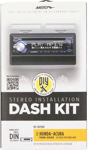 Metra Dash Kit for Select 1988-2006 Acura, Honda and Isuzu Vehicles - Black HOW TO BUY