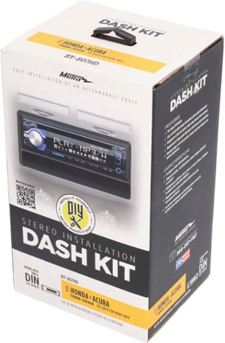 Metra Dash Kit for Select 1988-2006 Acura, Honda and Isuzu Vehicles - Black WHERE TO BUY