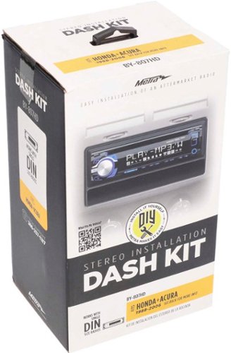 Metra Dash Kit for Select 1988-2006 Acura, Honda and Isuzu Vehicles - Black SHOP ONLINE