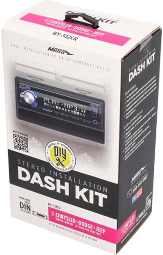 Metra Dash Kit for Select 1974-2010 Chrysler Vehicles - Black WHERE TO BUY