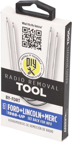 Metra Radio Removal Tool for Select 1988 and Later Ford, Lincoln, and Mercury Vehicles - Silver WORLDWIDE DELIVERY