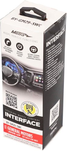 Metra Steering Wheel Control Interface for Select 2006 and Later GM Vehicles - Black HOW TO BUY