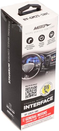 Metra Steering Wheel Control Interface for Select 2006 and Later GM Vehicles - Black WHERE TO BUY