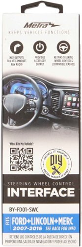 Metra Steering Wheel Control Interface for Select Ford, Lincoln and Mercury Vehicles - Black SHOP ONLINE