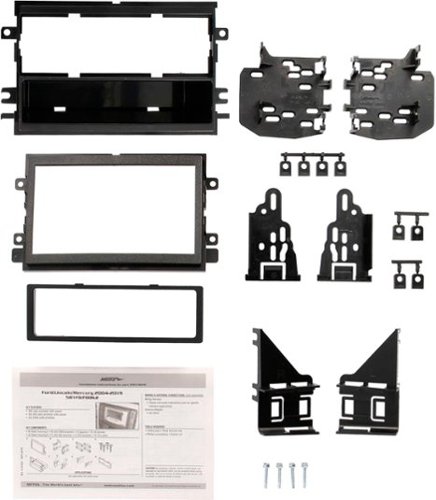 Metra - Dash Kit for Select 2004-2008 Ford, Lincoln and Mercury Vehicles - Black