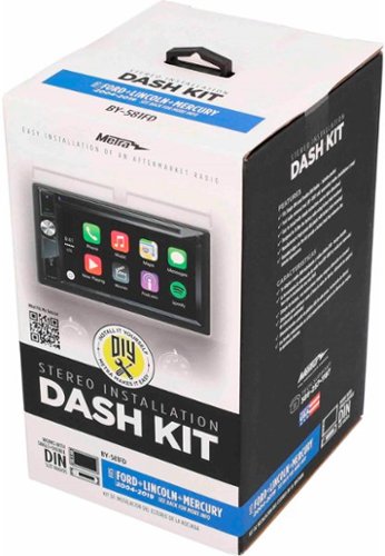 Metra Dash Kit for Select 2004-2008 Ford, Lincoln and Mercury Vehicles - Black SHOP ONLINE