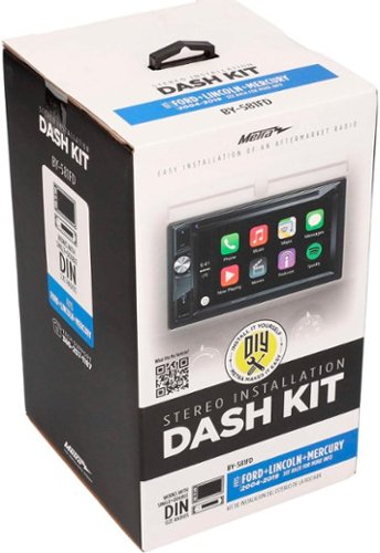 Metra Dash Kit for Select 2004-2008 Ford, Lincoln and Mercury Vehicles - Black BUY ONLINE