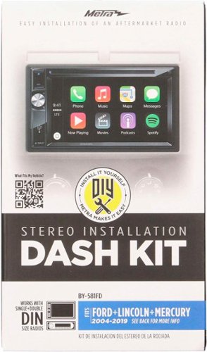 Metra Dash Kit for Select 2004-2008 Ford, Lincoln and Mercury Vehicles - Black BUY IN EUROPE