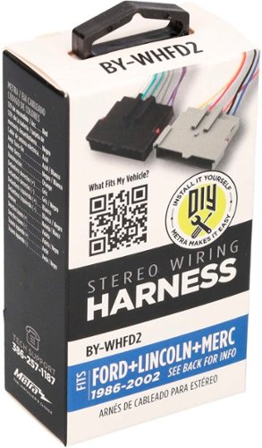 Metra Wiring Harness for Select 1986-2002 Ford, Lincoln, Mercury and Mazda Vehicles - Multi HOW TO BUY