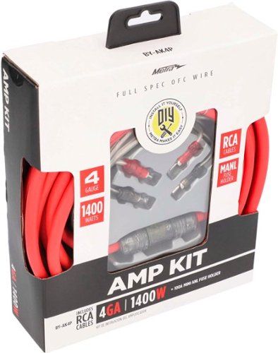 Metra 4 AWG Complete Amp Kit - Multi SHOP ONLINE