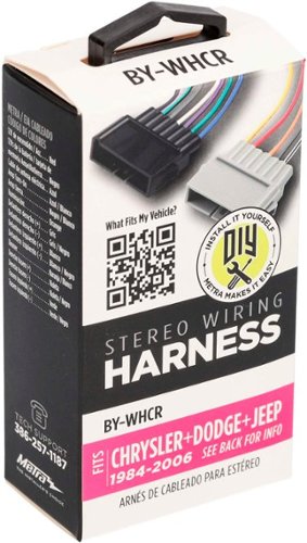 Metra Wiring Harness for Select 1984-2005 Chrysler, Dodge, Jeep and Plymouth Vehicles - Multi SHOP ONLINE