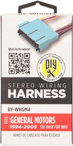 Metra Wiring Harness for Select 1994-2005 General Motors Vehicles - Black HOW TO BUY
