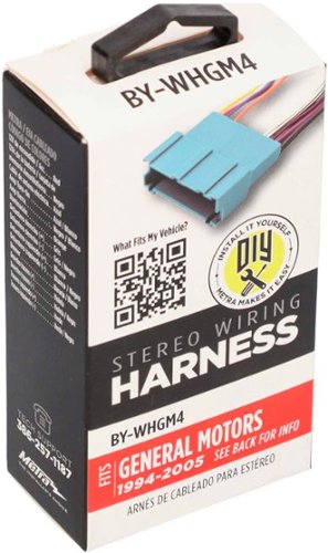 Metra Wiring Harness for Select 1994-2005 General Motors Vehicles - Black SHOP ONLINE