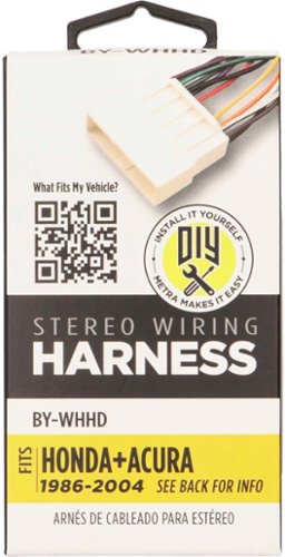 Metra Wiring Harness for Select 1986-1998 Honda and Acura Vehicles - Multi HOW TO BUY