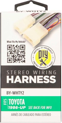 Metra Wiring Harness for Most 1987 or Later Toyota, Scion and Subaru Vehicles - White HOW TO BUY