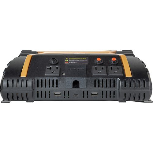 Duracell 3000w High Power Inverter with Type C USB Port - Black GLOBAL SHIPPING