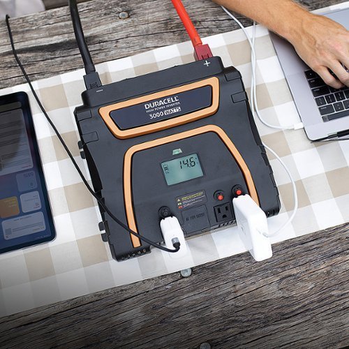 Duracell 3000w High Power Inverter with Type C USB Port - Black BUY ONLINE
