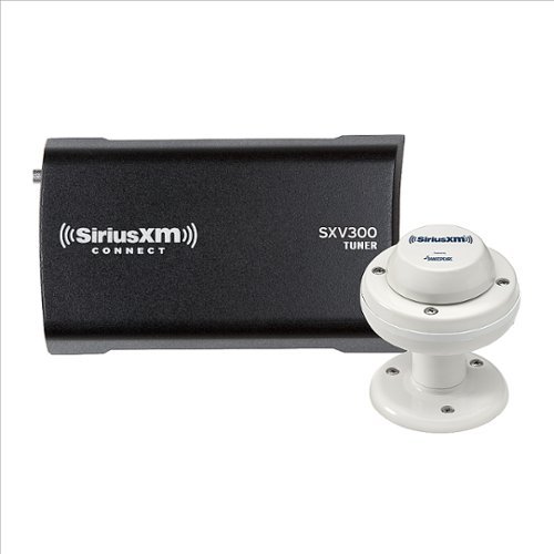SiriusXM - SXV300 Connect Tuner with Marine/RV antenna - Black White