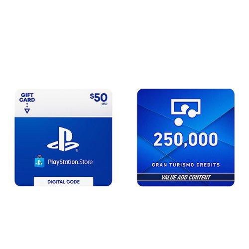 Sony - $50 PlayStation Store Gift Card & Grand Turismo Credits (Digital Delivery) [Digital]