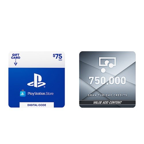 Sony - $75 PlayStation Store Gift Card & Grand Turismo Credits (Digital Delivery) [Digital]