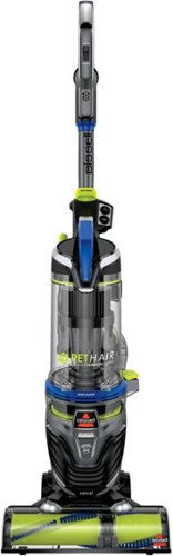 BISSELL Pet Hair Eraser Turbo Rewind Upright Vacuum - Cobalt Blue and Electric Green