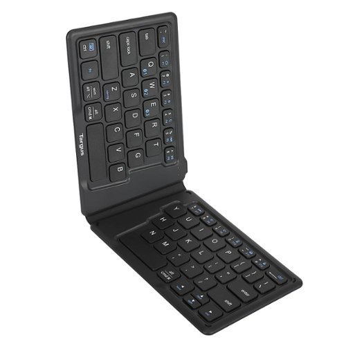 Targus Ergonomic Foldable Bluetooth Antimicrobial Keyboard - Black WORLDWIDE DELIVERY