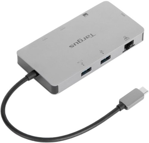Targus USB-C Dual HDMI 4K Docking Station with 100W PD Pass-Thru - Silver GLOBAL SHIPPING