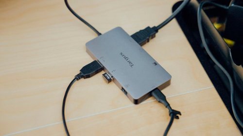 Targus USB-C Dual HDMI 4K Docking Station with 100W PD Pass-Thru - Silver BUY IN MIDDLE EAST