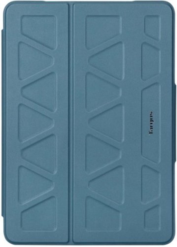 Targus - Pro-Tek Antimicrobial Case for iPad (9th, 8th and 7th gen.) 10.2", iPad Air 10.5", and iPad Pro 10.5" - Blue