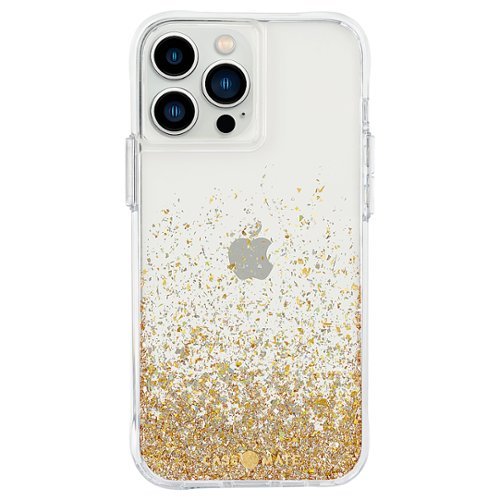 Case-Mate - Twinkle Ombre Hardshell Case for iPhone 13 Pro Max - Gold