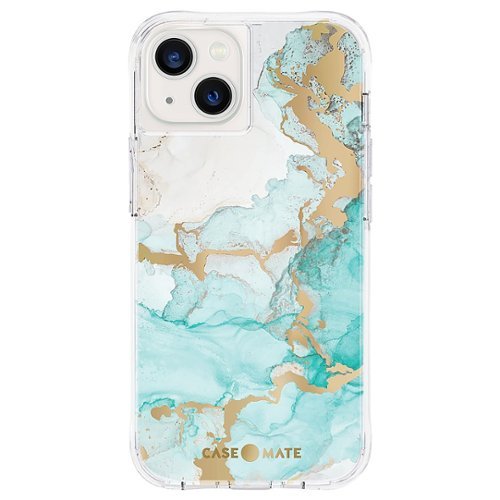 Case-Mate - Print Hardshell Case for iPhone 13 - Ocean Marble