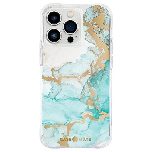 Case-Mate - Print Hardshell Case for iPhone 13 Pro - Ocean Marble