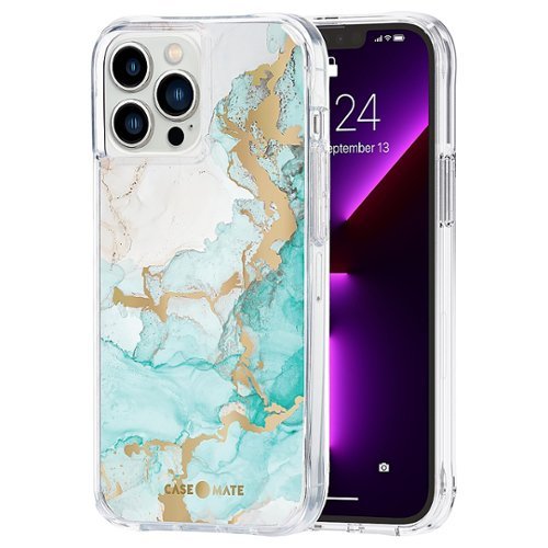 Case-Mate Print Hardshell Case for iPhone 13 Pro Max - Ocean Marble WORLDWIDE DELIVERY
