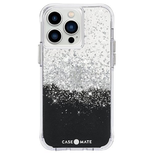 Case-Mate - Karat Onyx Hardshell Case w/ Antimicrobial for iPhone 13 Pro - Black/Gold