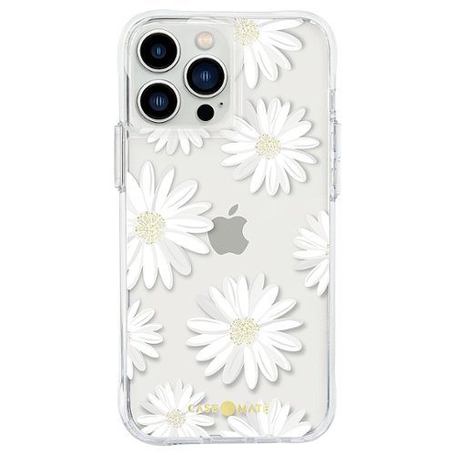 Case-Mate - Print Hardshell Case for iPhone 13 Pro Max - Glitter Daisies