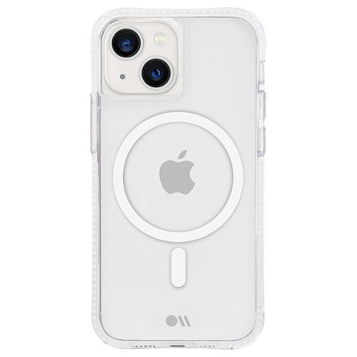 Case-Mate - Tough Clear Plus Hardshell Case w/ MagSafe w/ Antimicrobial for iPhone 13 - Clear