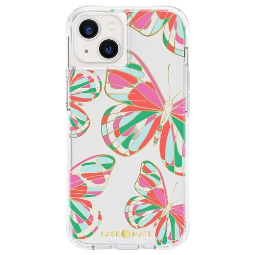 Case-Mate - Print Hardshell Case for iPhone 13 - Butterflies