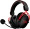 HyperX - Cloud Alpha Wireless Gaming Headset for PC, PS5, and PS4 - Black/Red-Front_Standard