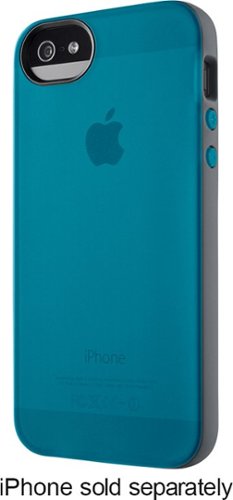  Belkin - Grip Candy Sheer Case for Apple® iPhone® 5 and 5s - Teal/Silver