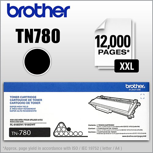 Brother - TN780 XXL High-Yield Toner Cartridge - Black