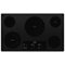 Whirlpool - 36" Built-In Electric Cooktop with 5 Burners and FlexHeat Triple Radiant Element - Black-Front_Standard